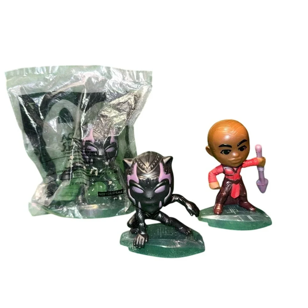 McDonalds Marvel Studios Black‎ Panther Wakanda Forever Happy Meal Toys Set of 3